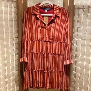 FLOWY STRIPE DRESS